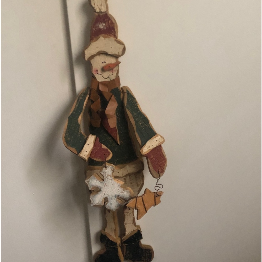 Snowman door hanger